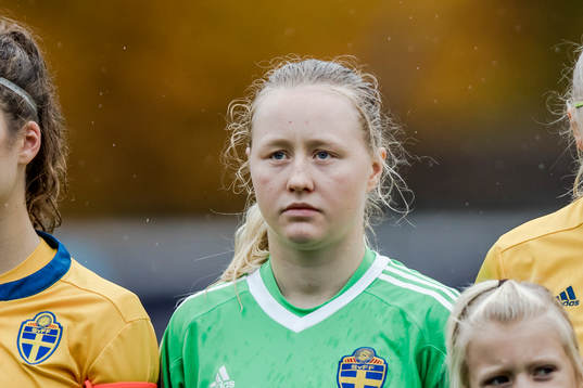 Sveriges målvakt Julia Langörgen
