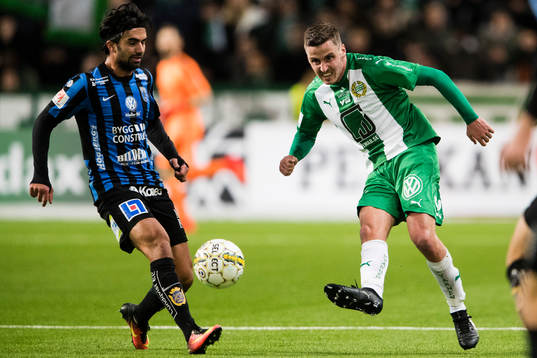 Sirius Alexander Nilsson och Hammarbys Jeppe Andersen