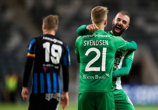Hammarbys Sander Svendsen jublar