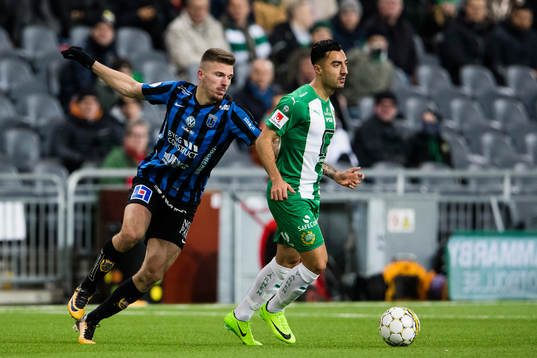 Sirius Shkodran Maholli jagar Hammarbys Jiloan Hamad