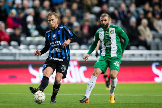 Sirius Christer Gustafsson och Hammarbys Kennedy Bakircioglu