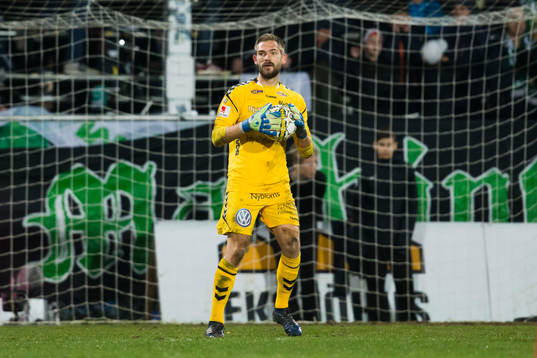 Kalmars målvakt Lucas Hägg-Johansson