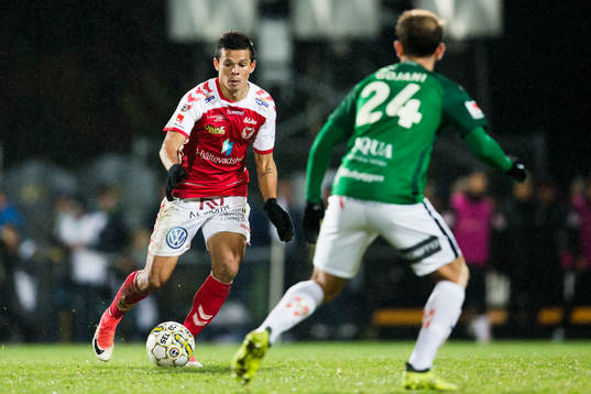 Kalmars Romário Pereira Sipião mot Jönköpings Robert