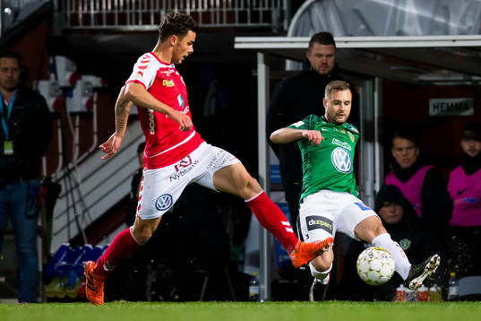 Kalmars Herman Hallberg mot Jönköpings Tom Siwe