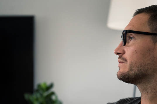 Färjestads Ole-Kristian Tollefsen i sitt hem i Karlstad