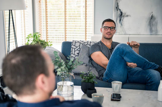 Magnus Nyström, reporter på Expressen, träffar