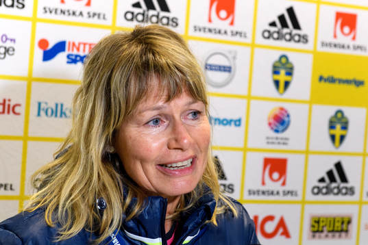 Yvonne Ekroth, svenska fotbollförbundets Ungern-spion,
