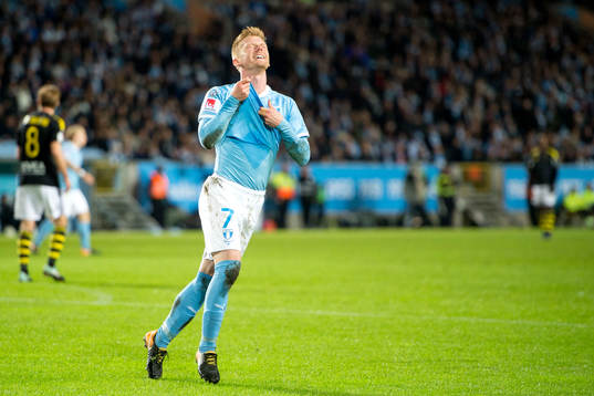 Malmö FFs Anders Christiansen deppar