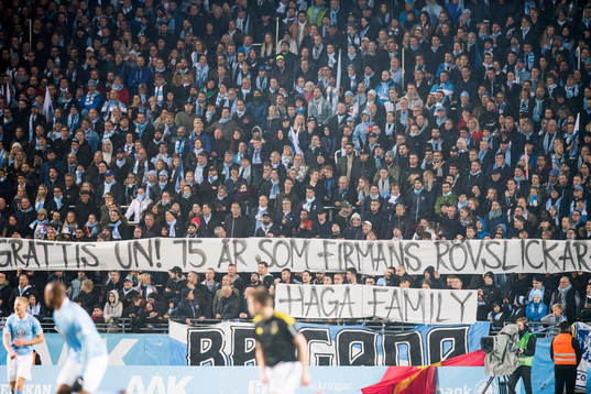 TIFO från Malmö FFs klack