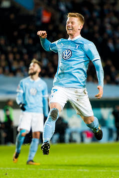 Malmö FFs Anders Christiansen reagerar