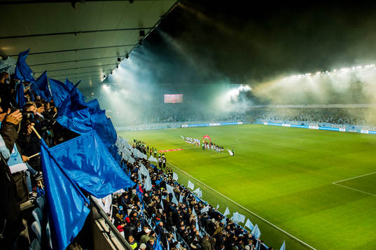 Interiör över Swedbank Stadion