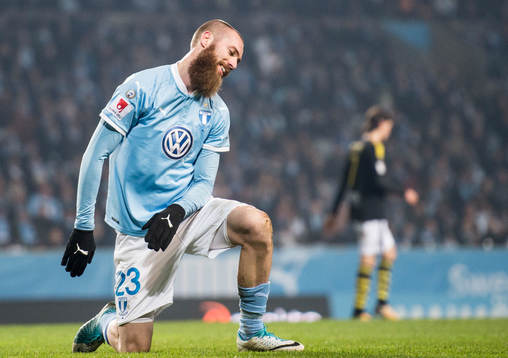 Malmö FFs Jo Inge Berget deppar