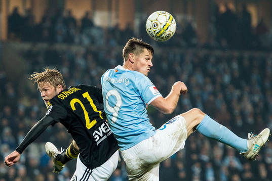s Daniel Sundgren och Malmö FFs Markus Rosenberg