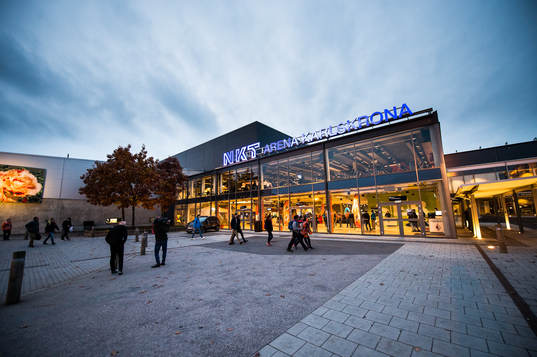 NKT arena innan ishockeymatchen i SHL mellan Karlskrona och