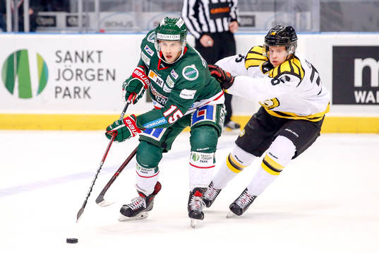 Frölundas Matt Donovan och Brynäs Linus Ölund
