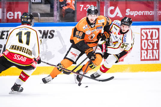 Luleås Petter Emanuelsson, Karlskronas Daniel Gunnarsson