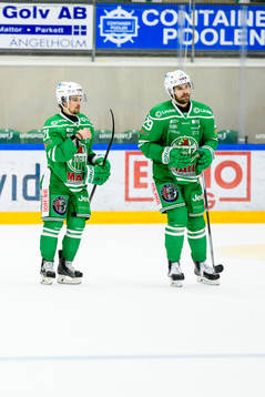 Rögles Kevin Gagné och Ludvig Rensfeldt deppar