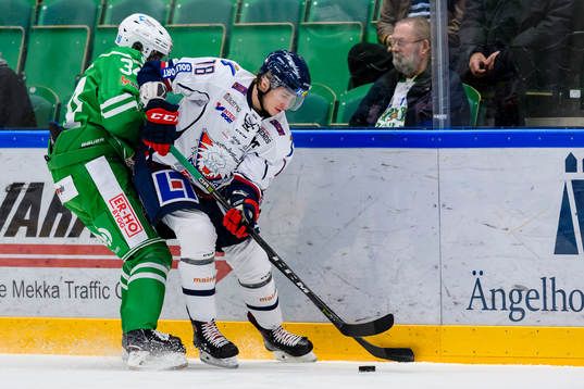 Rögles Edwin Hedberg och Linköpings Jacob Lilja
