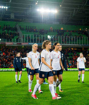 Maria Thorisdottir, Maren Mjelde and Ingrid Moe Wold of