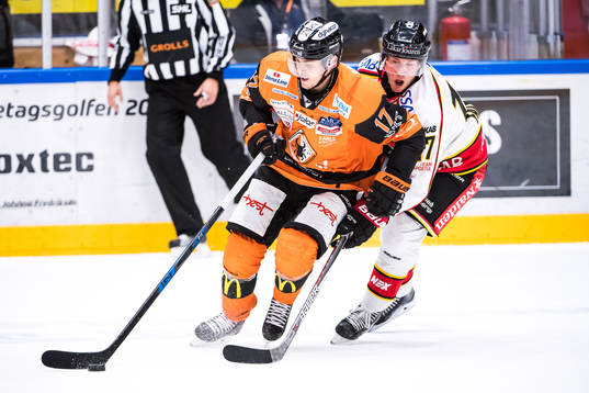Karlskronas Joel Kellman  och Luleås Andreas Falk