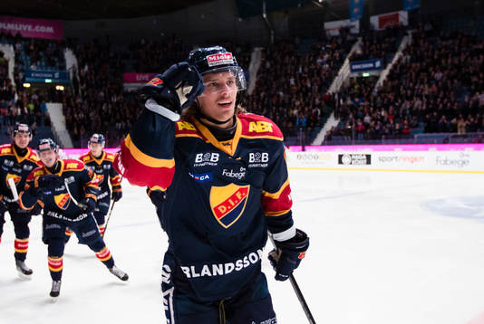 Djurgårdens Axel Jonsson Fjällby jublar