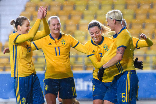 Sveriges Marija Banusic, Stina Blackstenius, Linda Sembrant