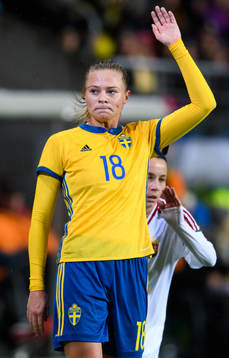 Sveriges Fridolina Rolfö