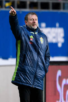 Sveriges förbundskapten Peter Gerhardsson