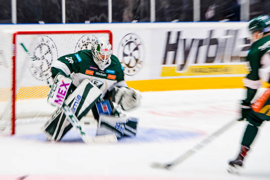 Färjestads målvakt Lars Haugen