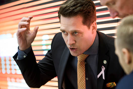 Växjös tränare Sam Hallam