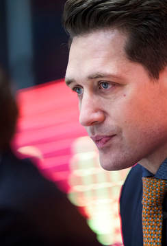 Växjös tränare Sam Hallam