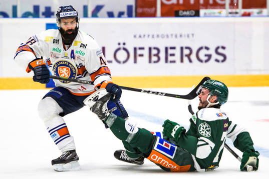 Växjös Daniel Rahimi och Färjestads Jesse Virtanen