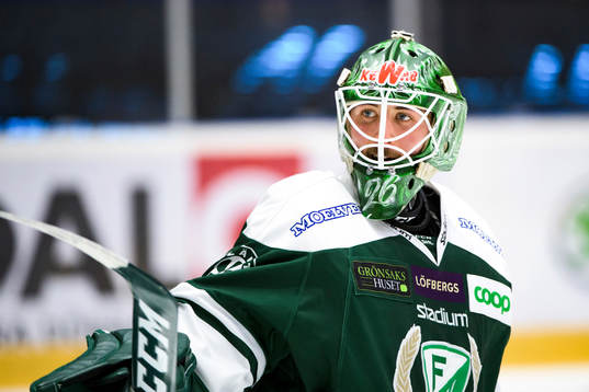 Färjestads målvakt Stefan Steen