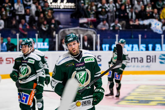 Färjestads Dick Axelsson deppar