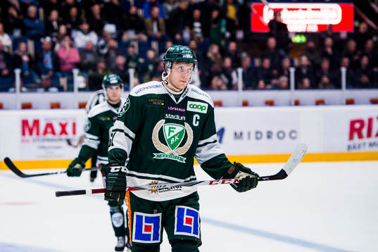 Färjestads Johan Ryno deppar