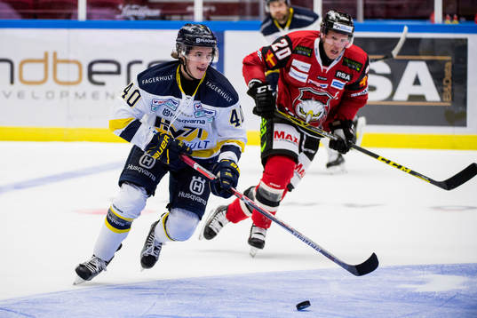 s Max Wennlund och Malmö Redhawks Erik Forssell