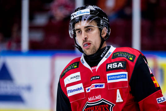 Malmö Redhawks Nils Andersson deppar