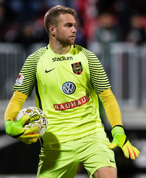 Brommapojkarnas målvakt Rasmus Emanuelsson