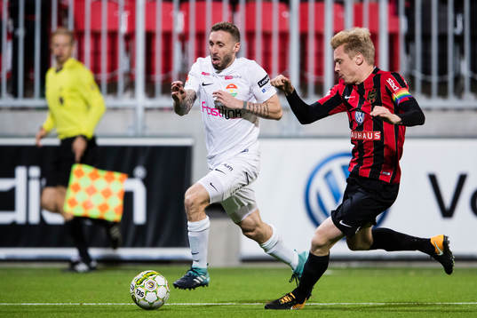 Dalkurds Andrew Michael Stadler jagas av Brommapojkarnas