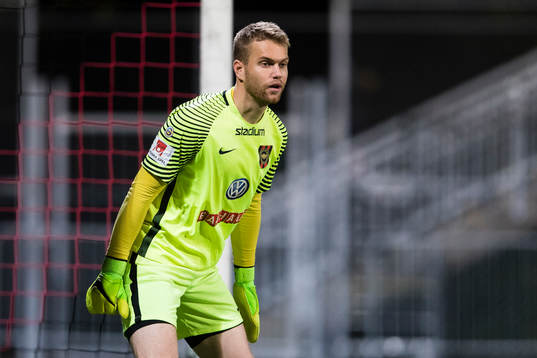 Brommapojkarnas målvakt Rasmus Emanuelsson
