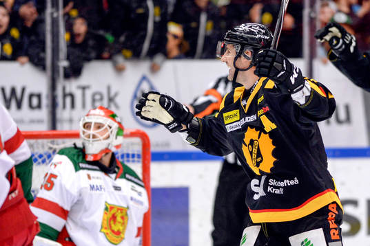 Skellefteås Adam Pettersson jublar