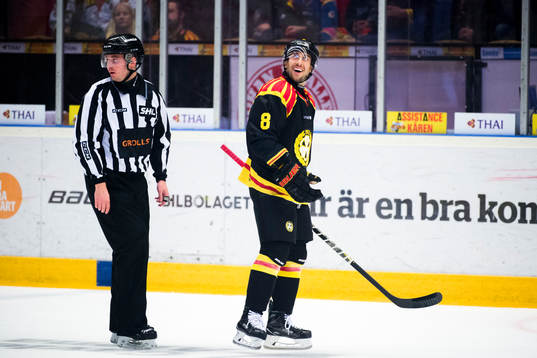 Brynäs Aaron Palushaj reagerar