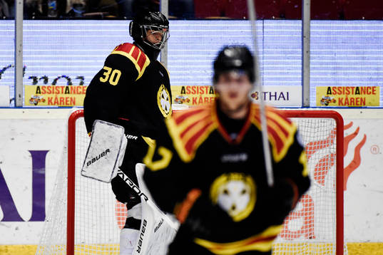 Brynäs målvakt Ersson deppar