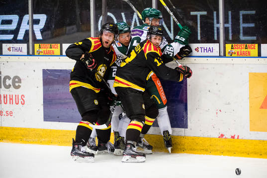 Brynäs Jonathan Granström och Ryan Gunderson