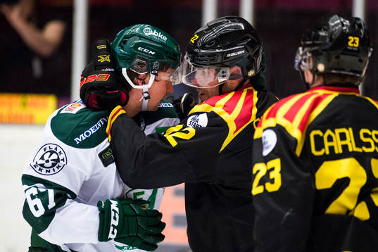 Färjestads Christoffer Törngren och Brynäs Jörgen