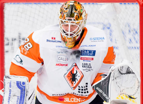 Karlskronas målvakt Johannes Jönsson