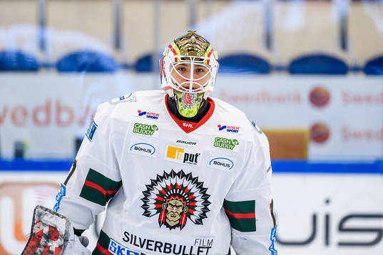 Frölundas målvakt Arvid Söderblom