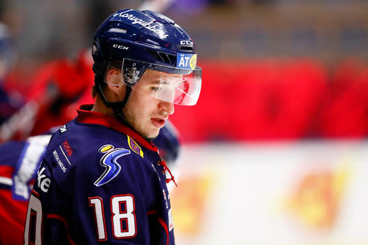 Linköpings Jakob Lilja innan ishockeymatchen i SHL mellan