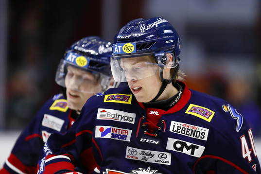 Linköpings Ken Andre Olimb och Mathis Olimb