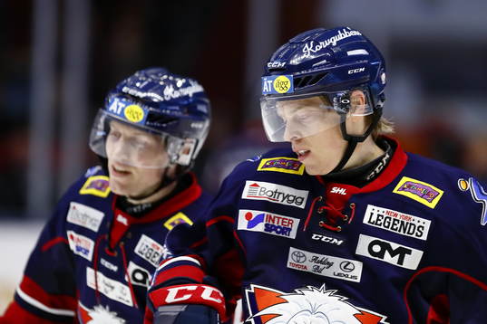 Linköpings Ken Andre Olimb och Mathis Olimb